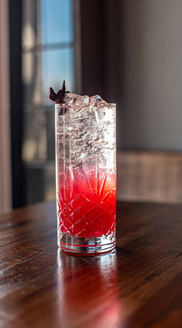 Hibiscus Refresher at Red Cork Bistro