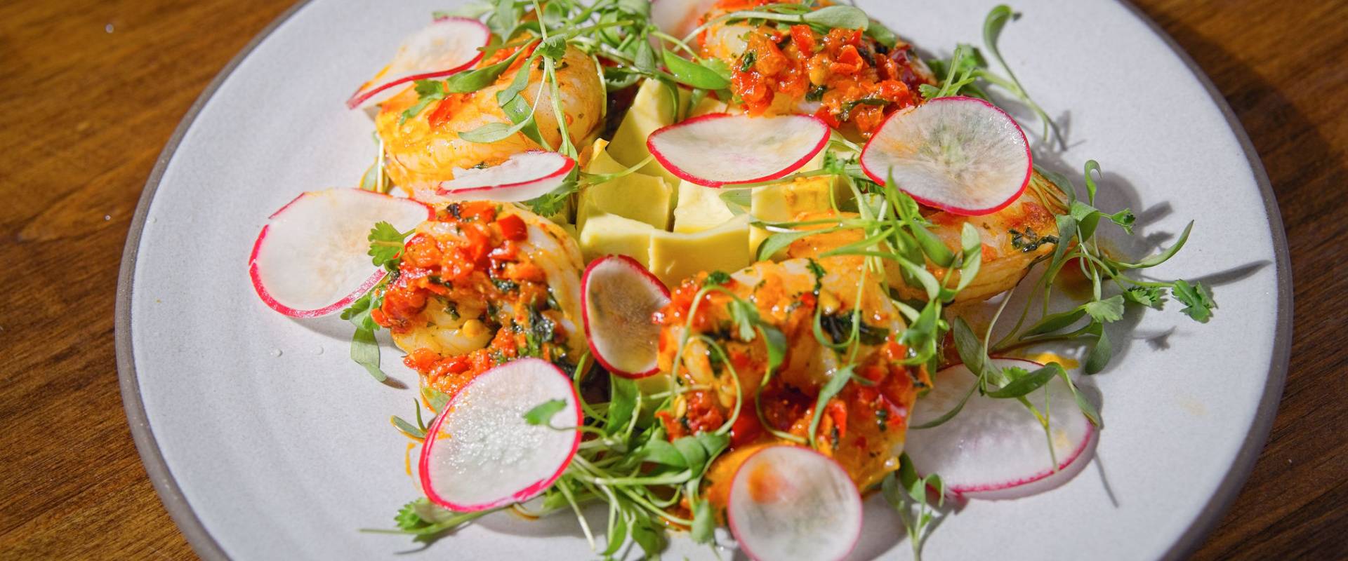 Grilled Shrimp Salad and Other Entree Salads at Red Cork Bistro