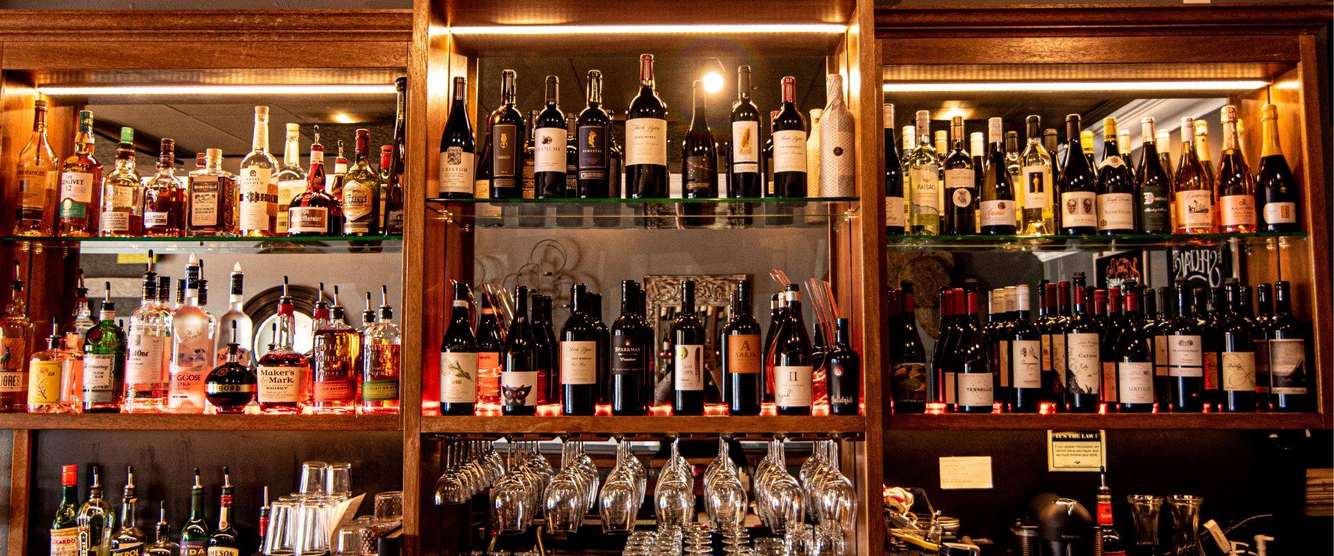 We proudly serve Washington wines and beers, craft cocktails, and mocktails. We also have a full bar.